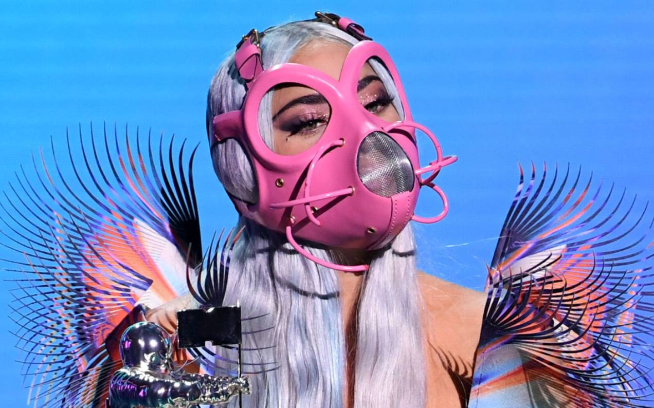 Lady Gaga Served So Many Pandemic Couture Looks At The VMAs She’s The Ultimate Masked Singer
