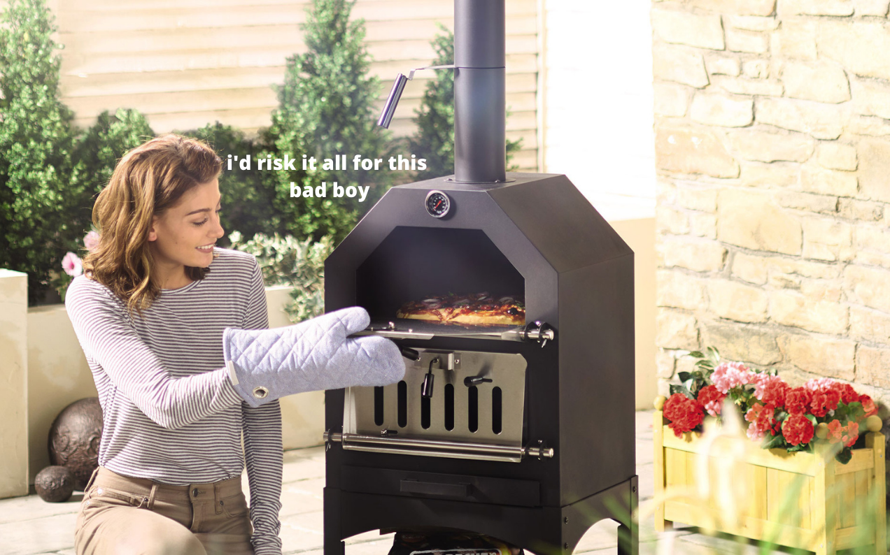 Aldi Is Flinging A Hot New $179 Woodfire Pizza Oven And TBH My Nonna Would Be Pleased
