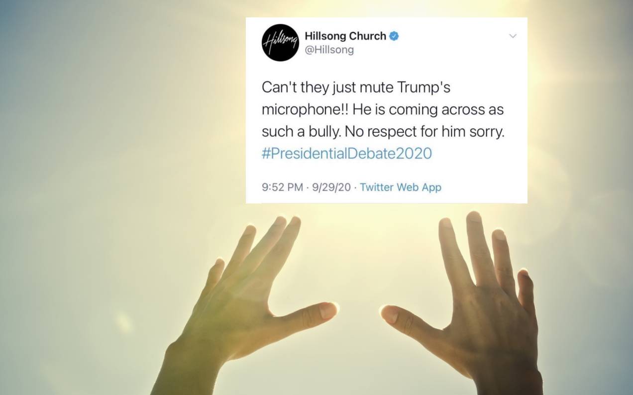 Someone At Hillsong Church Is Copping A Smiting For Calling Trump A Bully On The Work Twitter