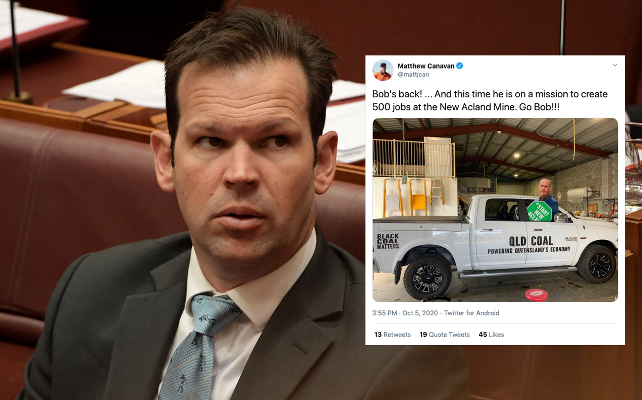 A Nationals Senator Has Co-Opted Black Lives Matter To Spout Some Bullshit About Coal