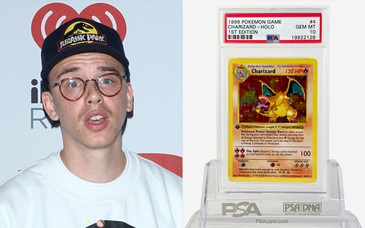 Logic Just Spent $280k On A Rare Charizard Pokémon Card & One Sec While I Check My Collection