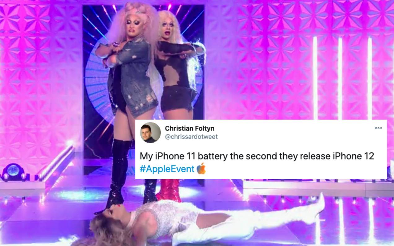 People Are Dropping Spicy Memes About Their Old Phones Carking It After The iPhone 12 Reveal