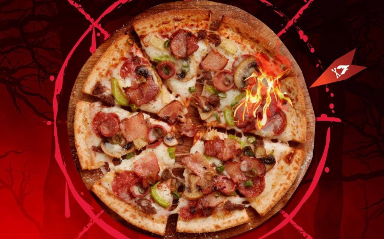 Domino’s Is Making Roulette Pizza For Halloween Where One Piece Is Lathered In Ghost Chilli