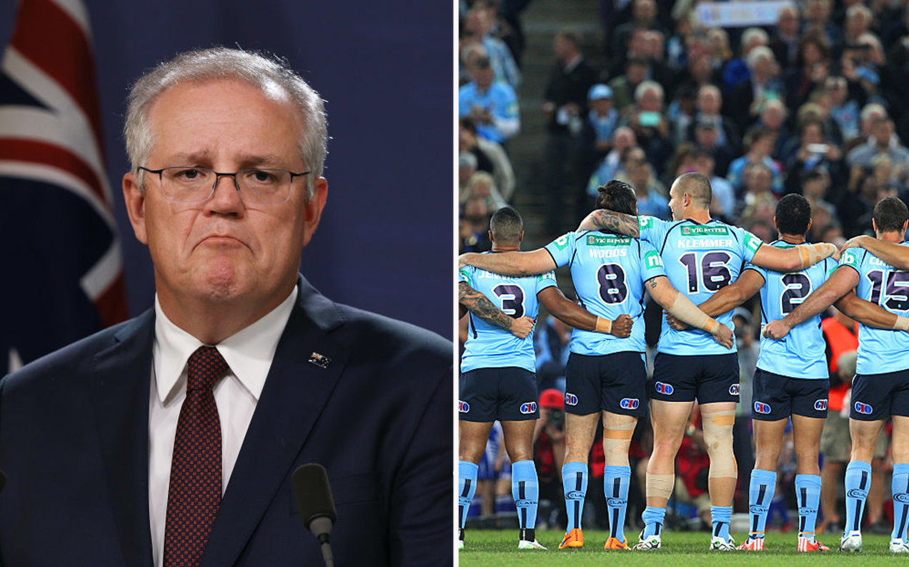 State Of Origin Officials Hastily Flipped A Decision To Can The Anthem Because The PM Got Mad