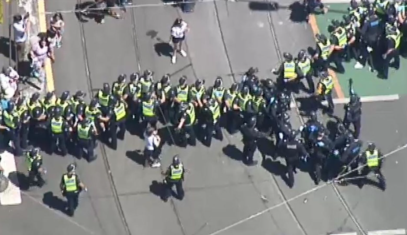 About 300 Anti-Lockdown Protesters Hit Melbourne Today Despite, Uh, Lockdowns Being Lifted