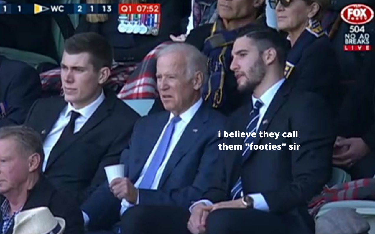 Remember The Time Joe Biden Went To The AFL In 2016 And Had No Fkn Idea What Was Going On?