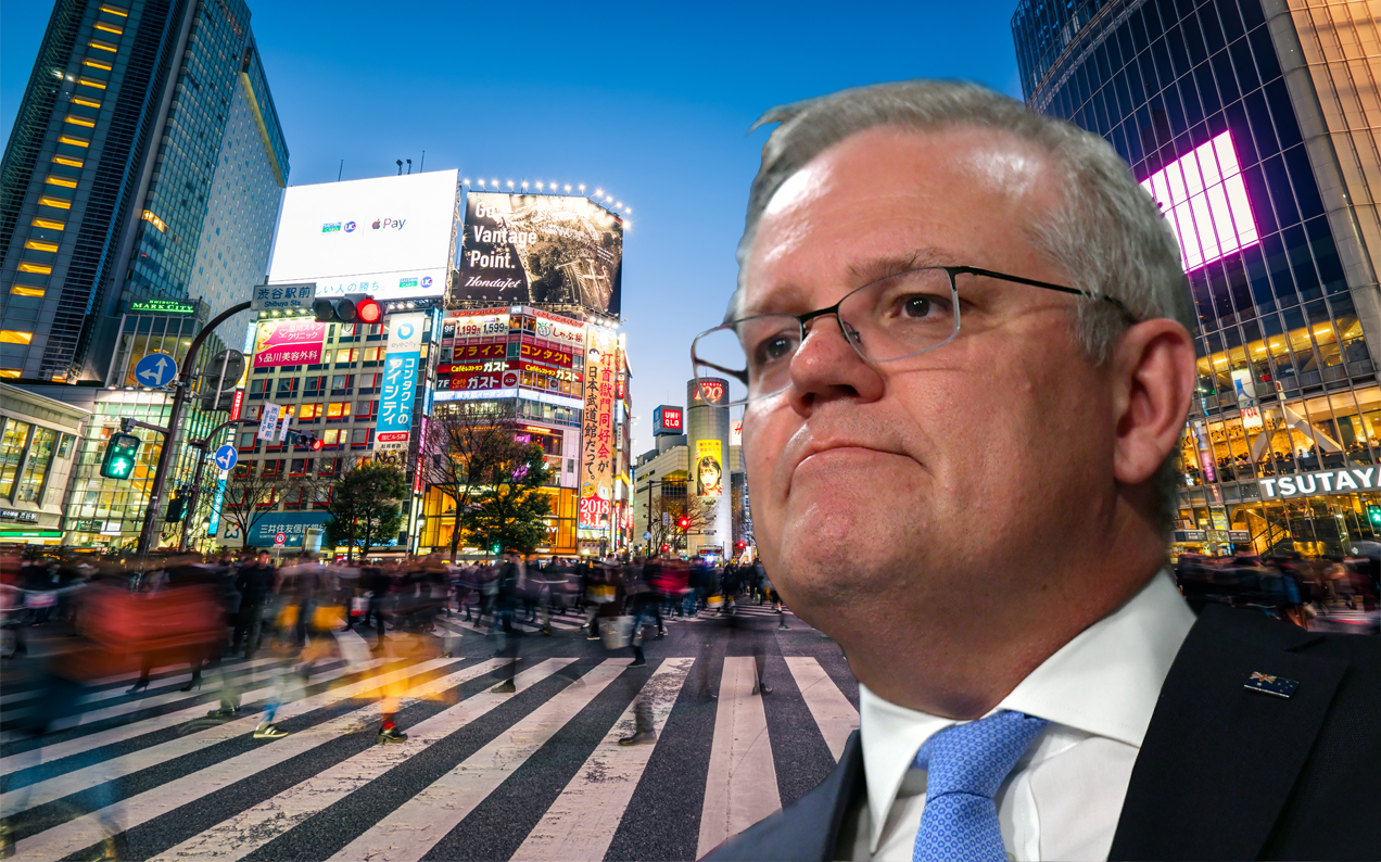Scott Morrison Is Off To Japan Next Week & Won’t Have To Quarantine In A Hotel When He Returns