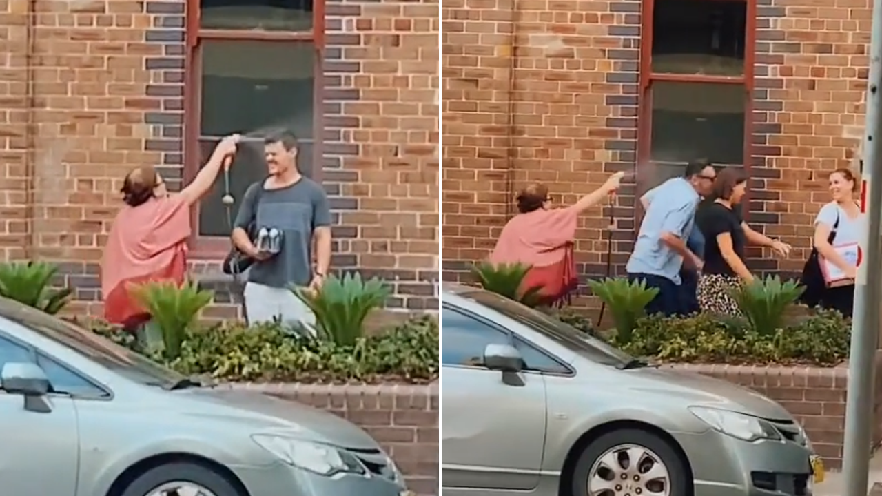 Meet Carol, The Literal Angel Who Sprayed Passers-By With A Hose During Sydney’s Heatwave