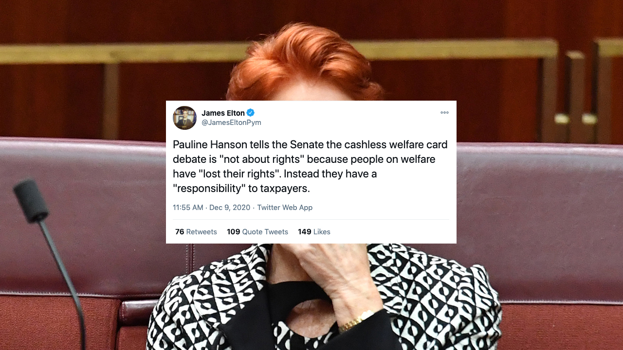 Pauline Hanson Should, And Let Me Be Very Clear Here, Shut The Absolute Fuck Up