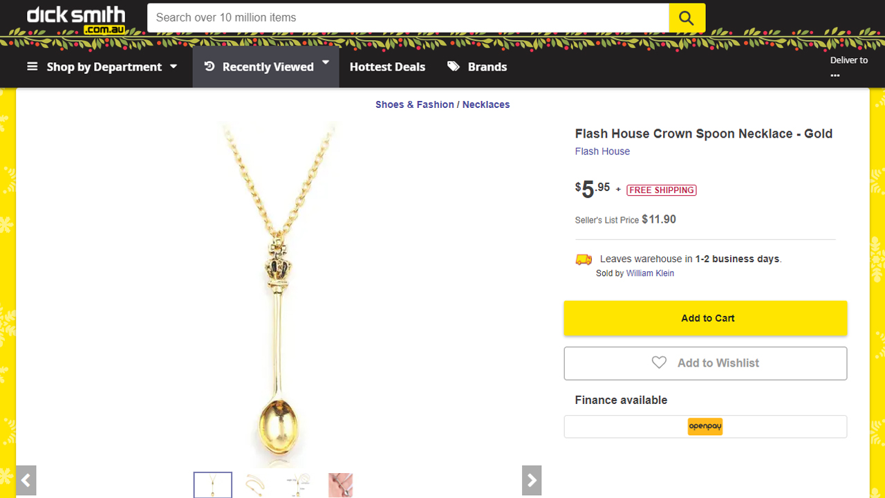 Dick Smith Has Taken Down These Sus-Looking Spoon Necklaces Which Claim To Induce A ‘K-Hole’