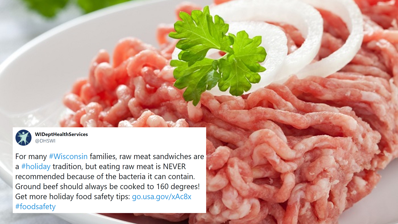 Yanks Had To Be Told Not To Eat A ‘Cannibal Sandwich’ This Xmas, Which Is Literally Raw Mince