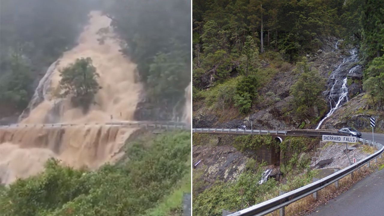 Wild Weather Is Continuing To Bash Northern NSW & It Seems Waterfalls Can’t Cope Anymore