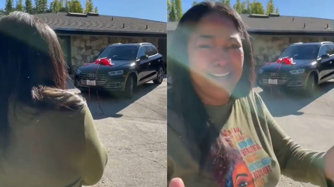 This Wholesome Video Of Lizzo Gifting Her Mum An Audi For Xmas Has Cleared My Skin Completely