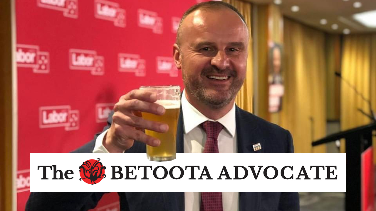 ACT Chief Minister Andrew Barr Clapped Back At The Betoota Advocate By Quoting Shakespeare