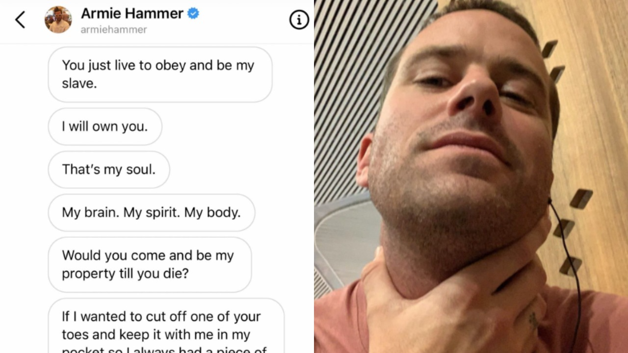 The Alleged Armie Hammer Screenshots Keep Coming & We’ve Reached The ‘Cut Off A Toe’ Stage