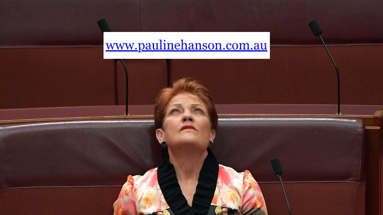 Some Cheeky Git Pinched Pauline Hanson’s Unguarded URL And Gave It A Pro-Refugee Makeover