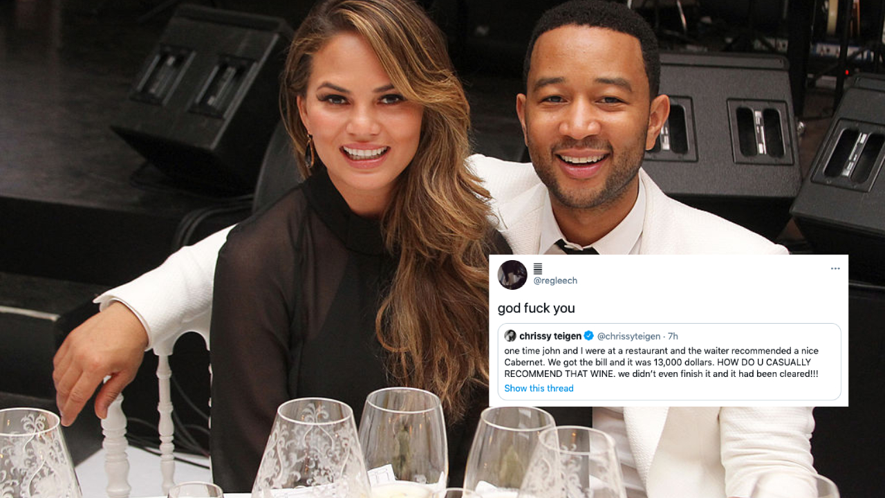 Chrissy Teigen Once Dropped $13K On A Bottle Of Wine & I Hope It Was The Blood Of Her Haters
