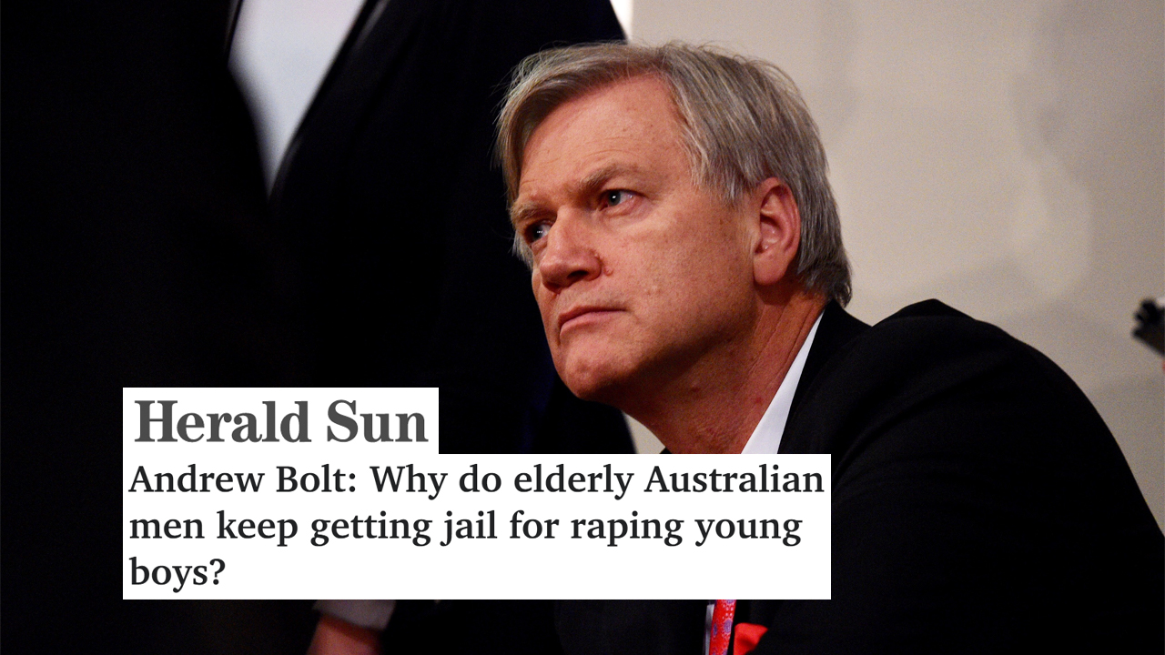 We Regret To Inform You Andrew Bolt Has Outdone Himself By Crafting The Shittest Take Ever