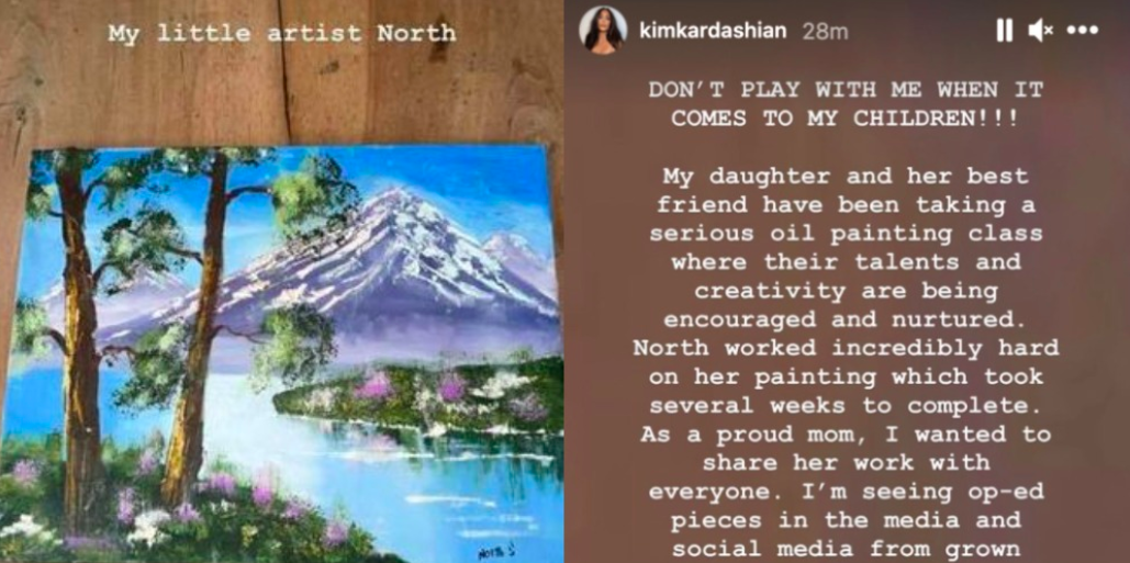 Today In What’s Dividing The Internet: Did North West Actually Fucking Paint This Watercolour?