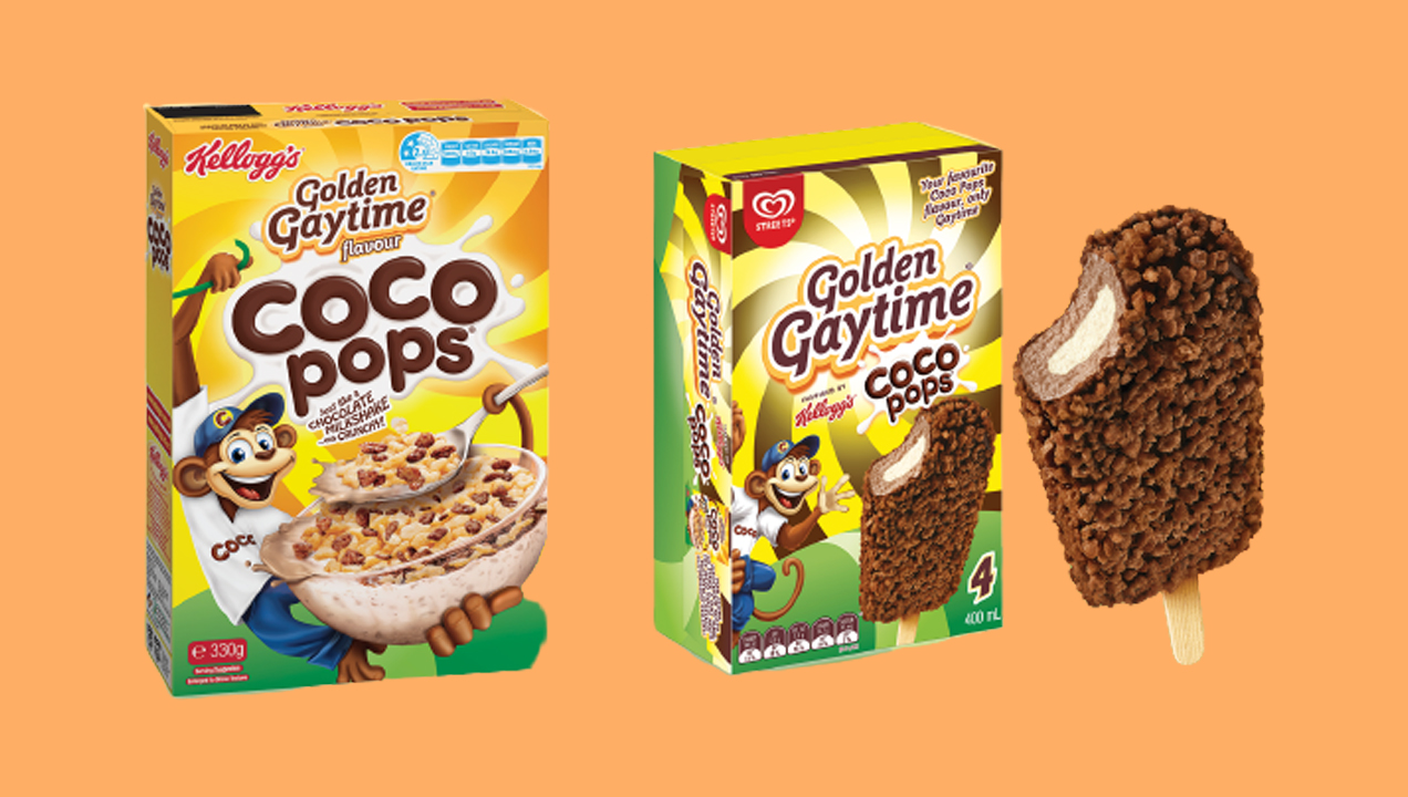 Coco Pops And Golden Gaytime Have Joined Forces In The Greatest Aussie Food Collab Of All Time
