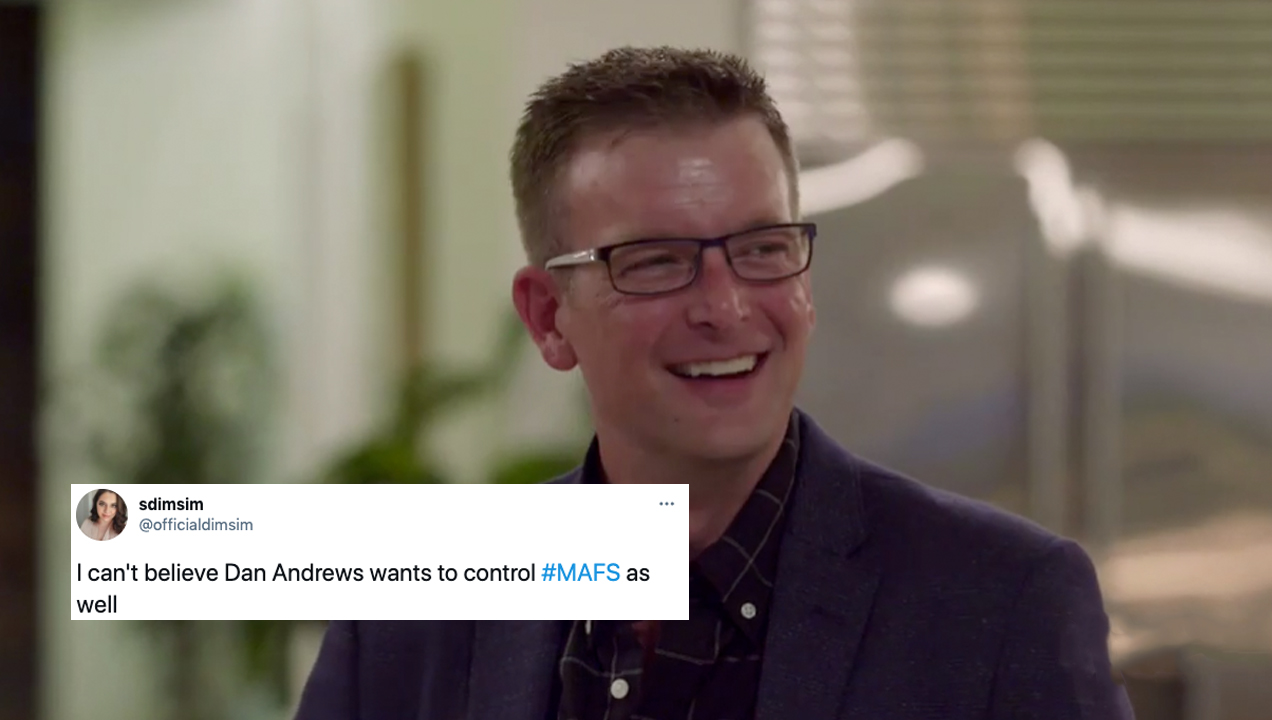 19 Tweets From The First Night Of MAFS Where Everyone’s Frothing The Dan Andrews Lookalike
