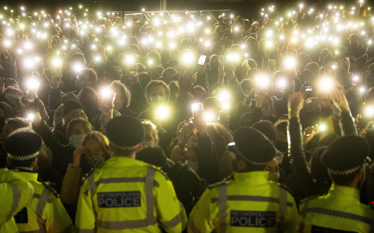 London Police Criticised For Unacceptably Aggressive Handling Of Women At Sarah Everard Vigil