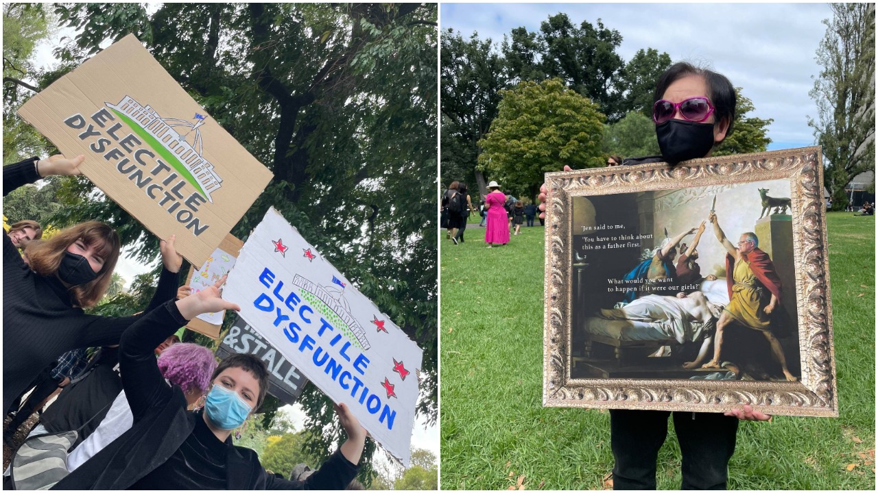 Just All The Best Signs From Australia’s March 4 Justice Protests ‘Coz Activism Is Also Art