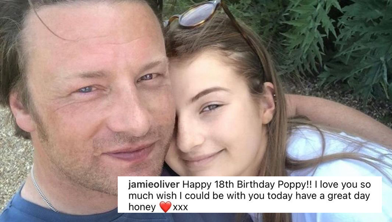 Cooked Unit Jamie Oliver Got His Daughter’s Age Wrong In An IG Caption & Copped A Bit Of Heat