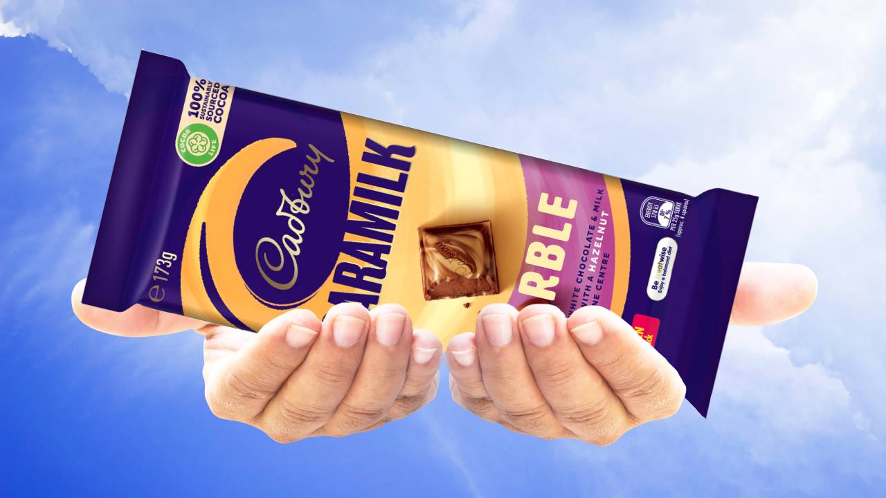 Oh Shit, Caramilk Marble Chocolate Is Actually Very Real & Not Some Cruel April Fool’s Joke