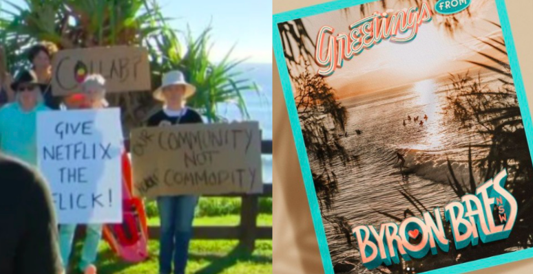 CHAOS: Netflix Bosses Flew To Byron To Eat Kale, Charge Crystals & Sell Locals On Byron Baes