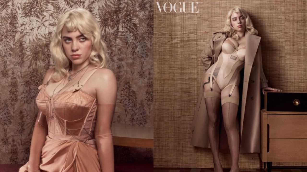 Billi eilish big boobs Billie Eilish S Vogue Uk Cover Made Me My Size F Boobs Feel Seen By Fashion For Once