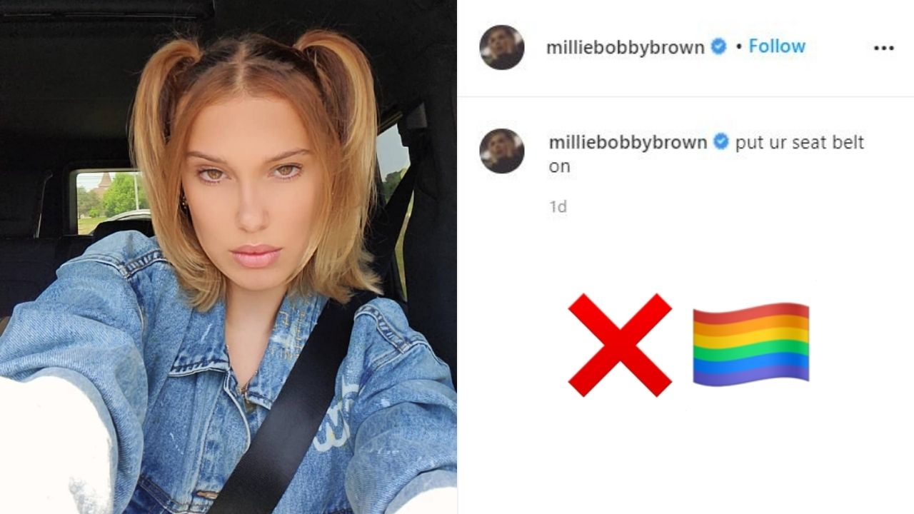 Millie Bobby Brown Disabled Comments On A Post Behind The Wheel, Here’s Why Gays Are To Blame