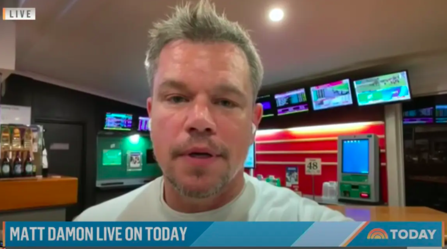 Honorary Aussie Matt Damon Did An Interview Live From The TAB & Muuuum, Can We Keep Him?