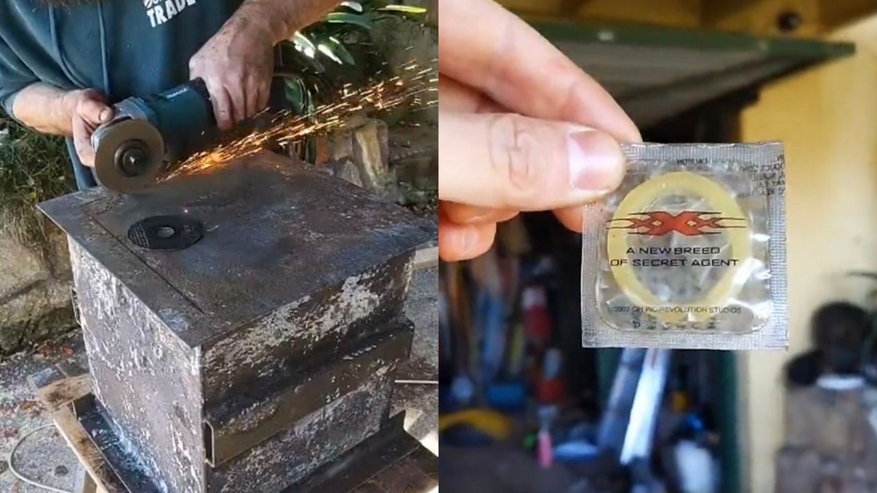 These Sydney Blokes Cracked Open A Long-Buried Safe And Found A XXX Vin Diesel Promo Condom