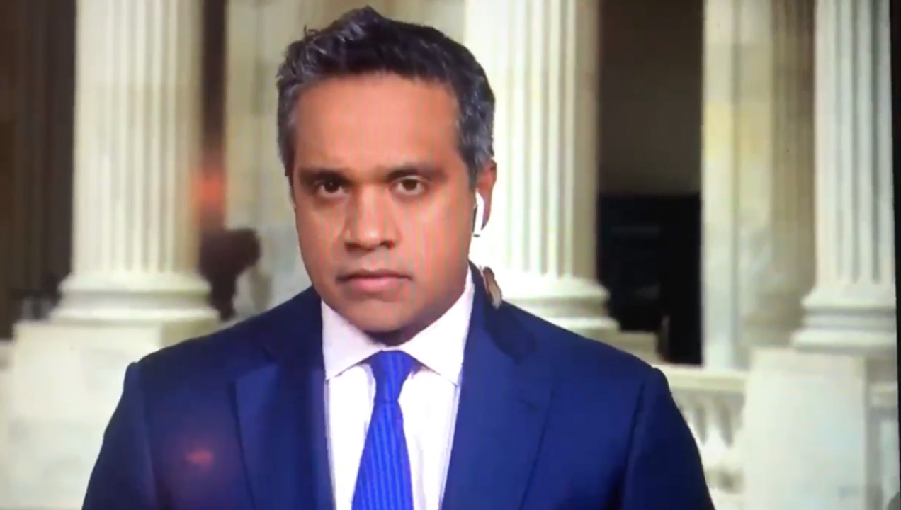 Watch This CNN Reporter Freak TF Out When A Cicada Lands On His Neck During A Live Cross