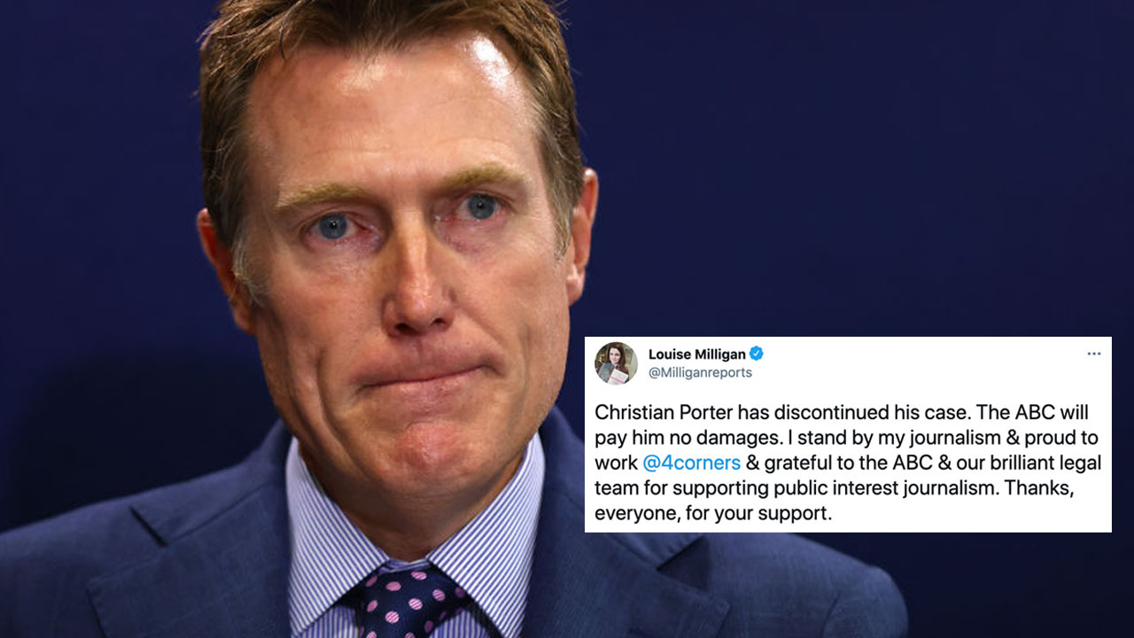 Christian Porter Dropped His Defamation Case Against The ABC & Will Be Awarded $0 In Damages
