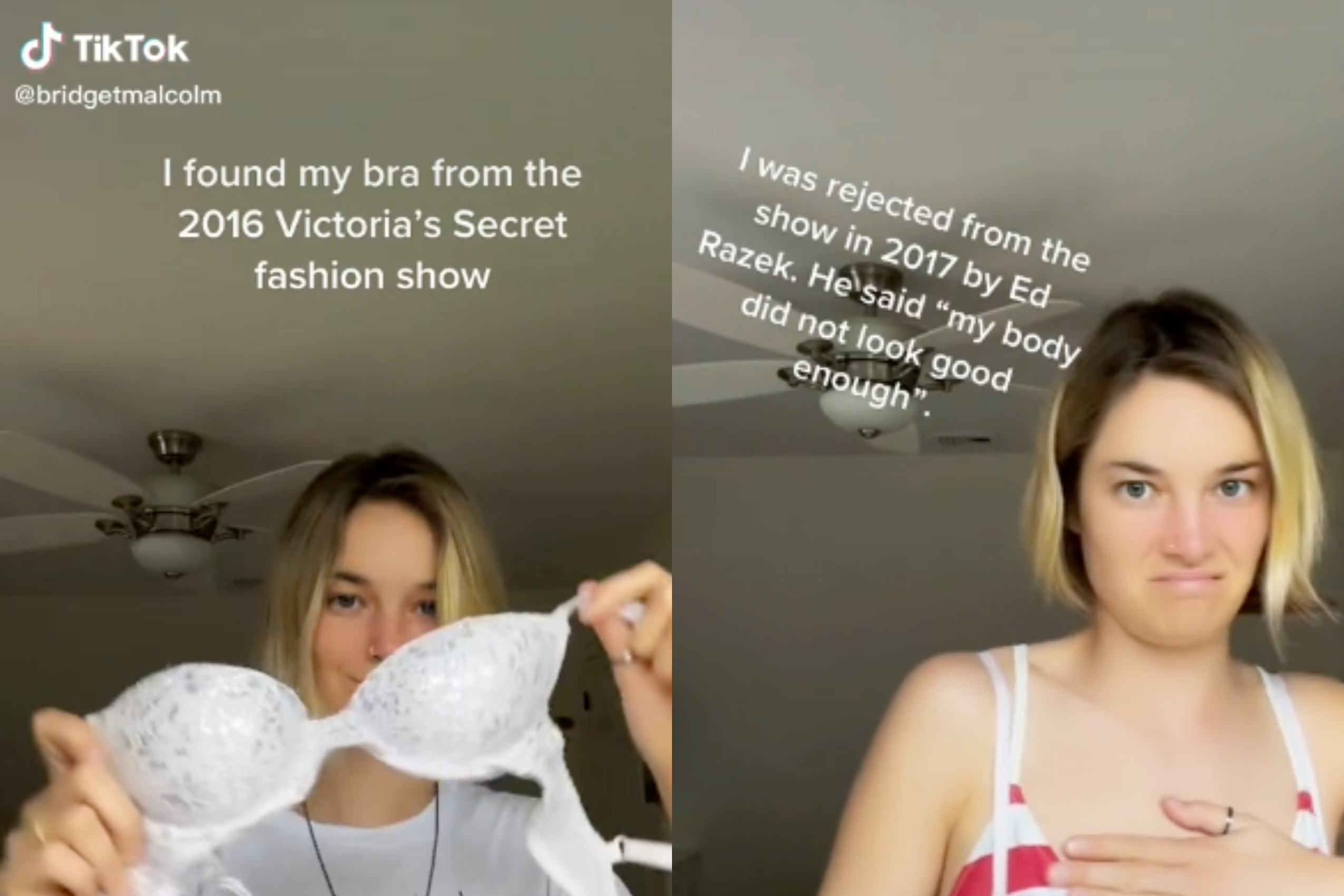 Former VS Model Bridget Malcolm Recounts Being Rejected From 2017 Show In Fucked TikTok