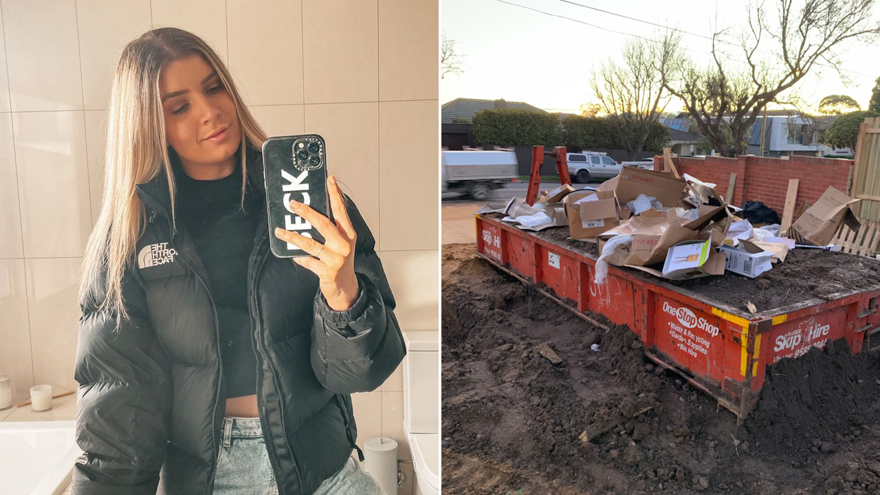 Builders Found Illegally Dumped Packaging W/ Beck Lomas’ Name On It & Returned It To Her House