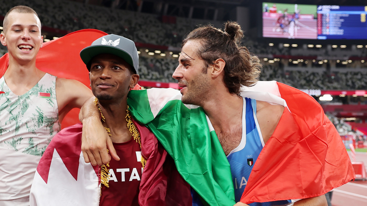 These Italian & Qatari High Jumpers Are Best Mates So They Decided To Share The Gold At Tokyo
