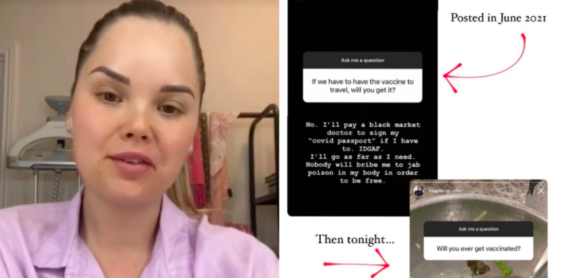 Influencer Mia Plecic Apologises For Posting Content That’s ‘Harmful To Our Health System’