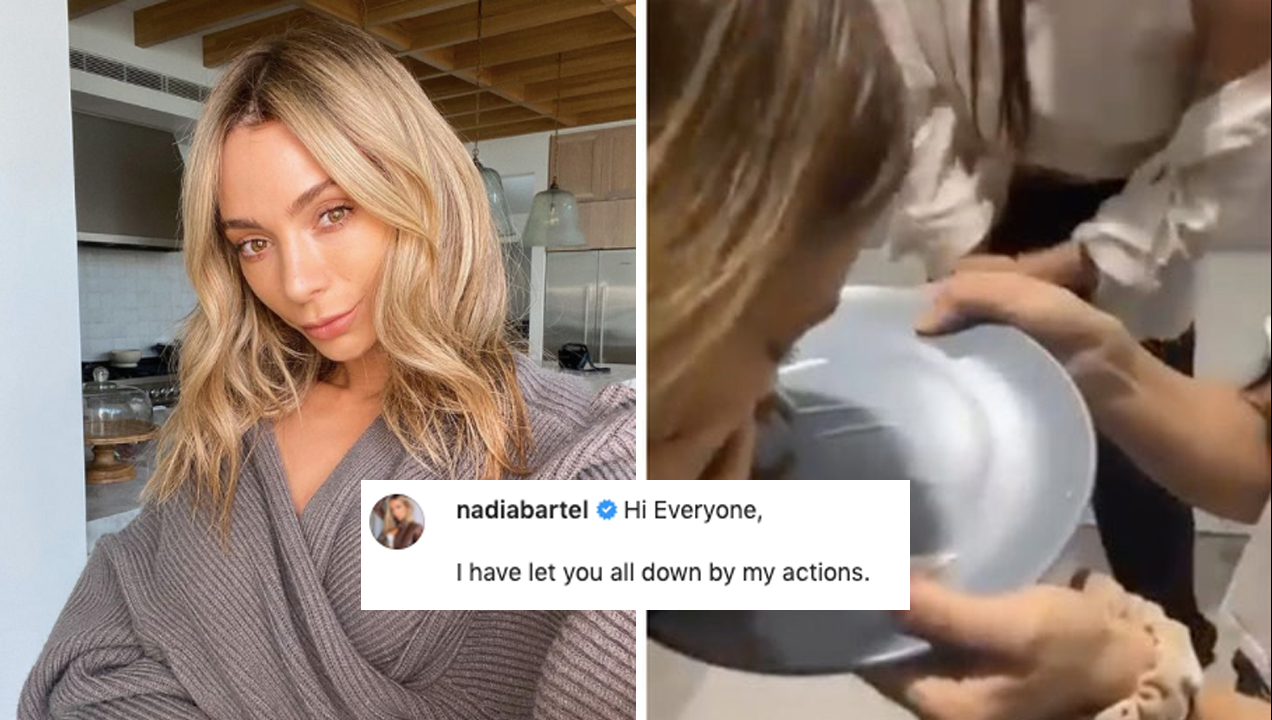 Yikes: Influencer Nadia Bartel Has Now Issued A Statement Over *That* White Powder Snorting Vid