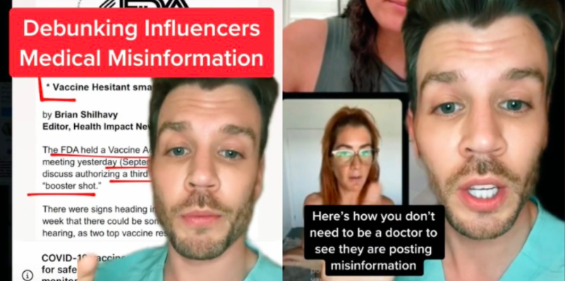 A TikTok Doctor Has Shared A Series Of Wild Vids Debunking Posts By Aussie Anti-Vax Influencers