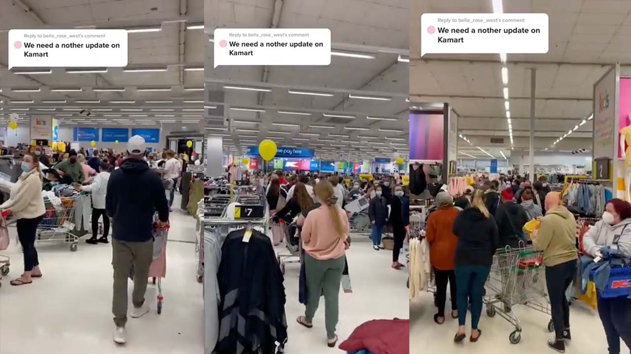 Freedom Day: 100s Of People Swarmed Kmart At Midnight Last Night