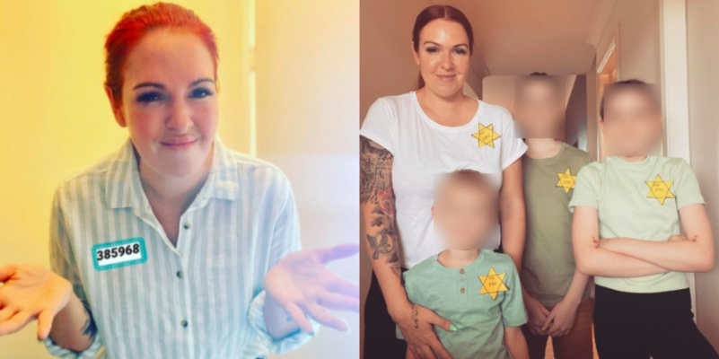 A NSW Anti-Vax Mum Influencer Is Being Accused Of Comparing Lockdowns To The Holocaust