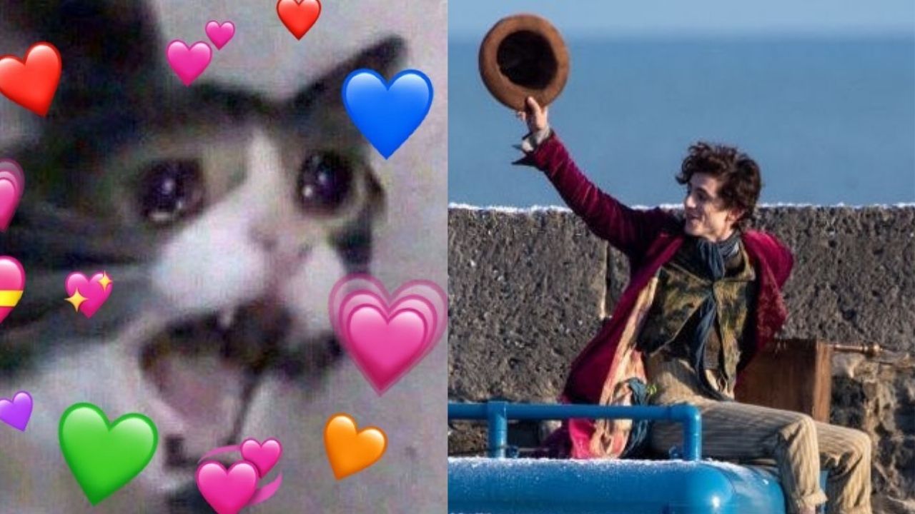 A Sneaky Fan Captured Footage Of Timothée Singing On The Set Of Wonka And My Heart Is Full
