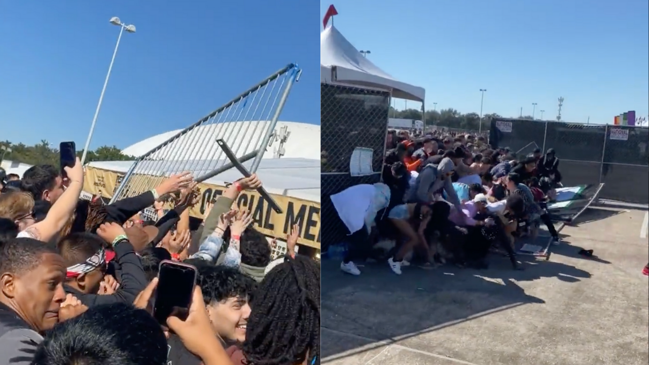 Astroworld Attendees Posted Chilling Footage Of People ‘Stampeding’ The Gates To Get Into The Event