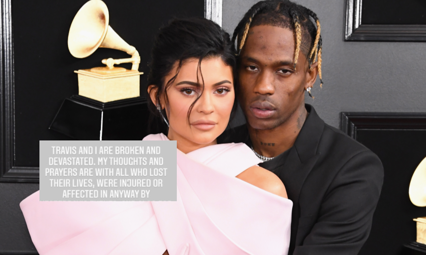 Kylie Jenner Says She & Travis Are ‘Broken’ In First Statement About The Astroworld Tragedies