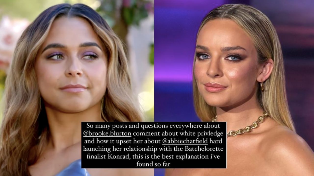 Brooke Blurton Has Named Abbie Chatfield As The Subject Of Her Post In Since Deleted IG Story