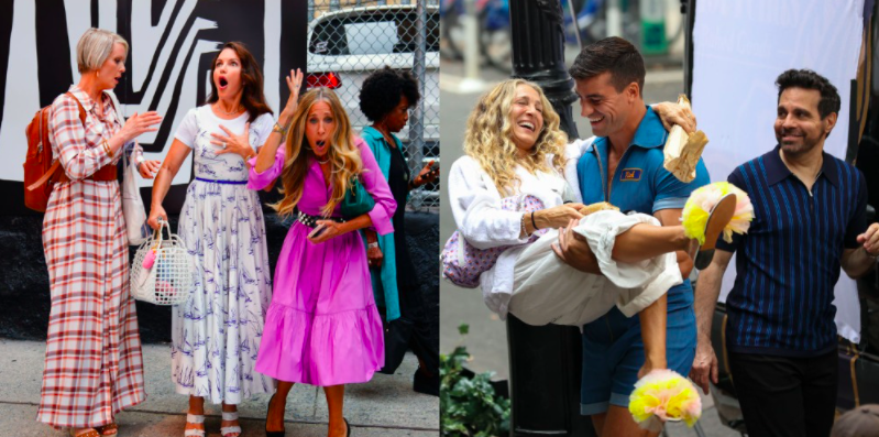The SATC Cast Filmed Fake Scenes To Throw Fans Off So Let’s Suss Which Ones Look Like BS