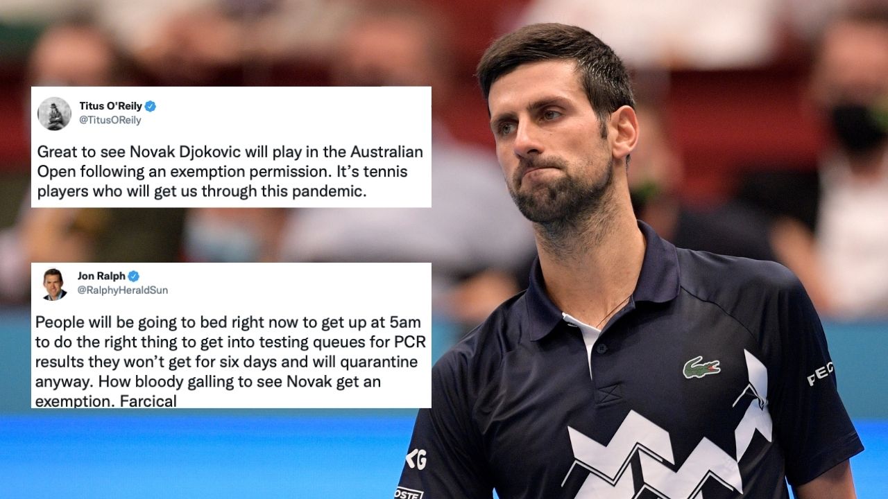 Novak Djokovic Was Granted An Exemption To Enter The Australian Open & Aussies Are Fkn Pissed